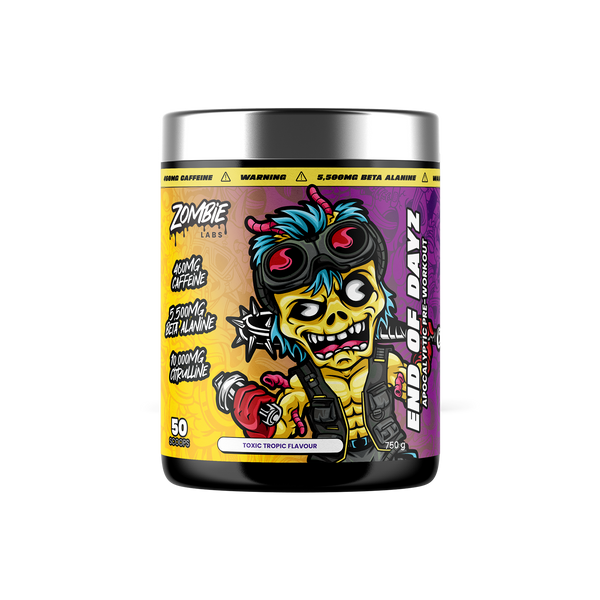 Zombie Labs End of Dayz High Stim Pre-Workout 750g 50 Scoops