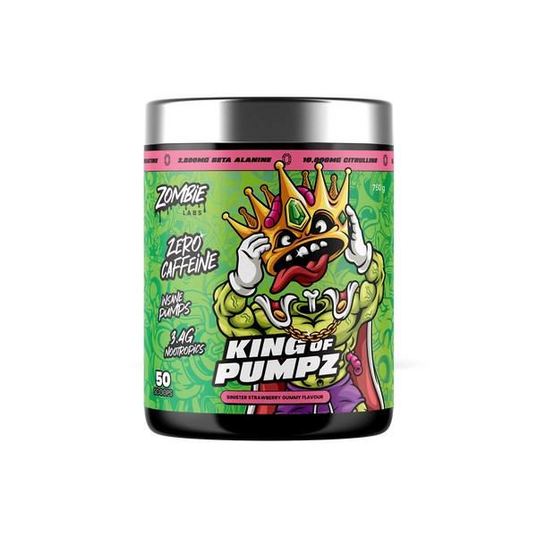 Zombie Labs King of Pumpz Non-Stim Pre-Workout 750g 50 Scoops