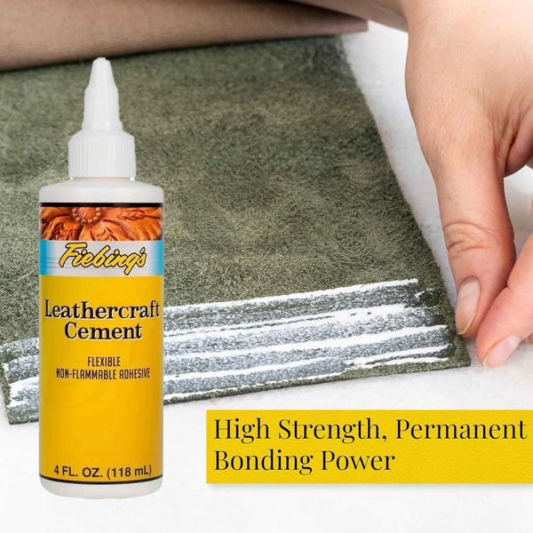 Fiebing's Leathercraft Cement Non Flammable Non-toxic 4oz