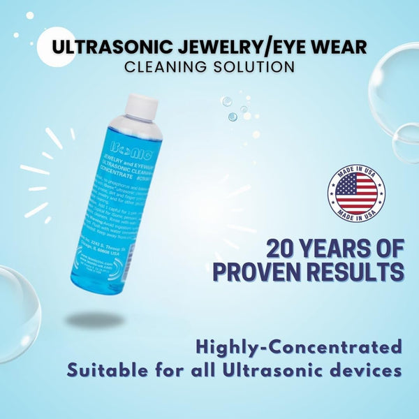iSonic Jewelry and Eyewear Ultrasonic Cleaning Solution Concentrate 236ml