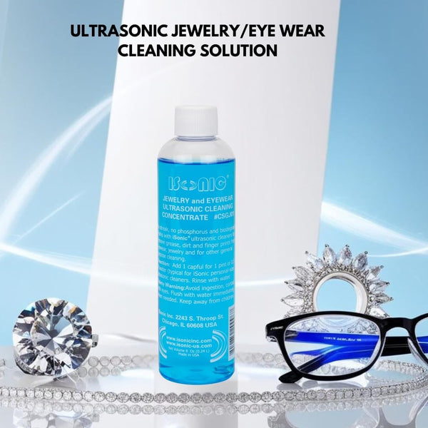 iSonic Jewelry and Eyewear Ultrasonic Cleaning Solution Concentrate 236ml