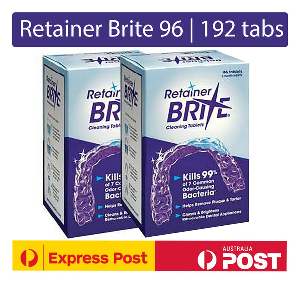 Retainer Brite Cleaning Tablets 96 Tablets