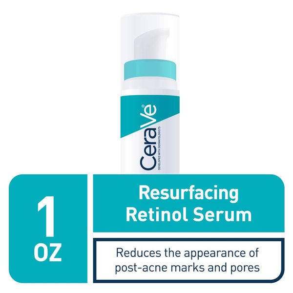 Cerave Resurfacing Retinol Serum 1oz for Post Acne Marks and Pores