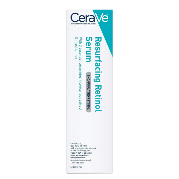 Cerave Resurfacing Retinol Serum 1oz for Post Acne Marks and Pores