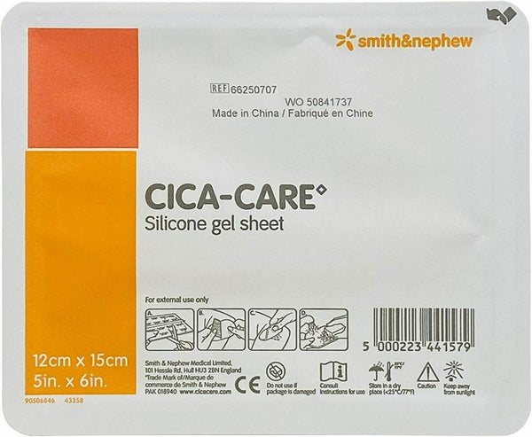 Cica-Care Self Adhesive Silicone Gel Sheet 12cm x 15cm